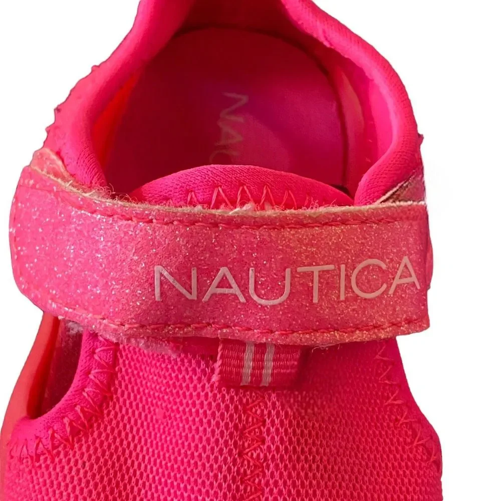 Toddler Girls NAUTICA water Shoes Hot Barbie Pink Sz 8